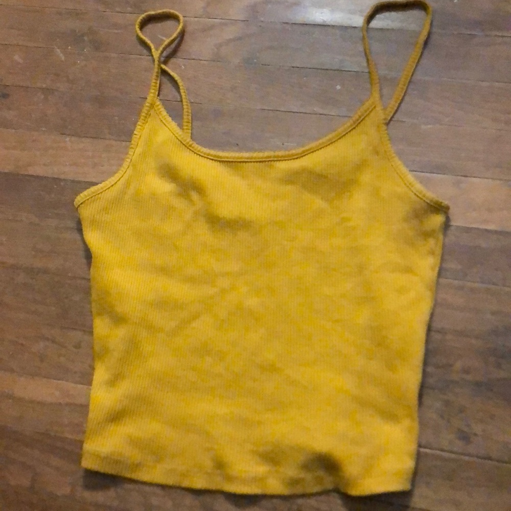 Mustard yellow tank top